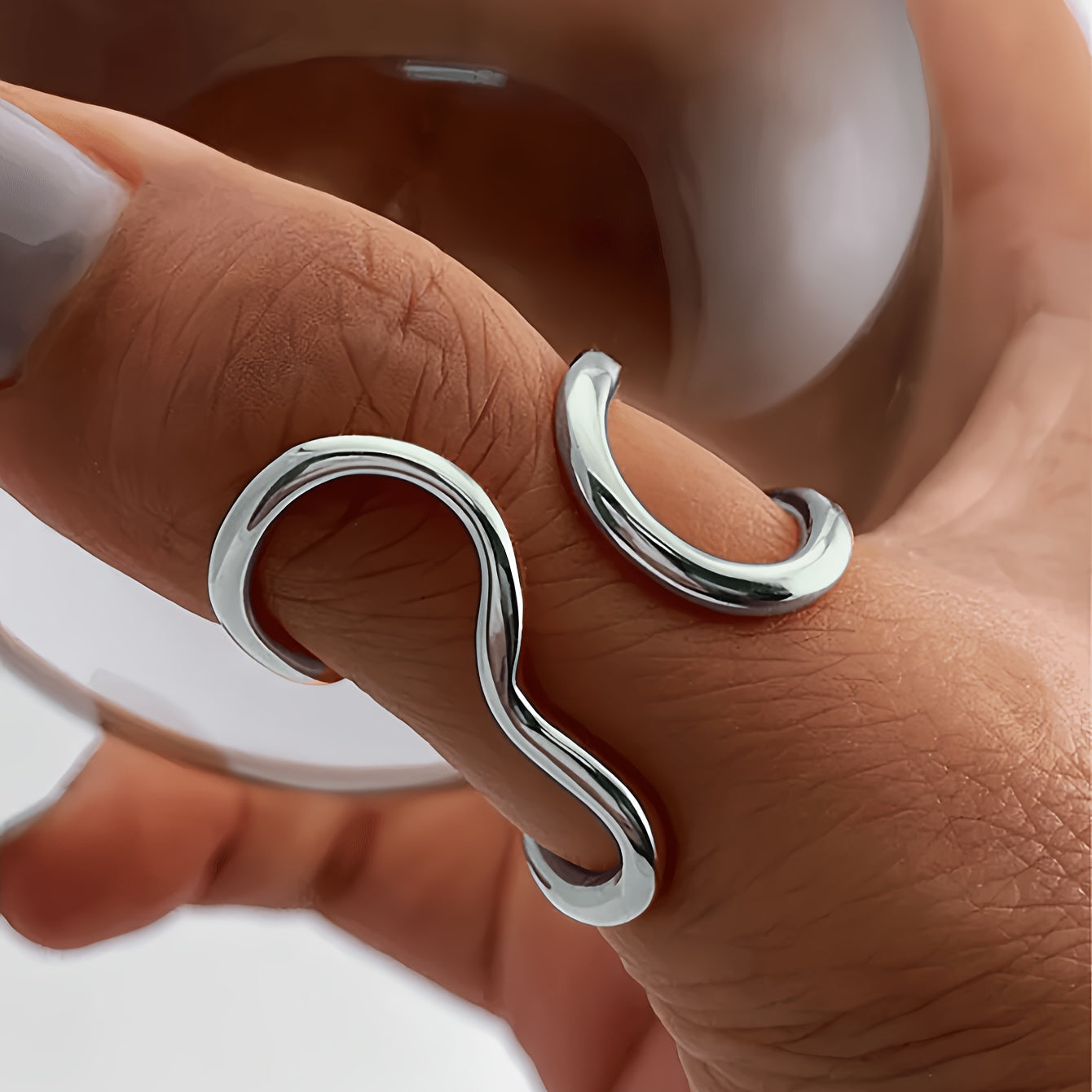 Chic-Ring mit asymmetrischer Welle