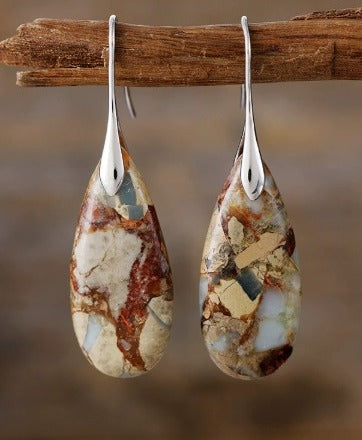 Chic Ohrringe mit Ovalem Stein