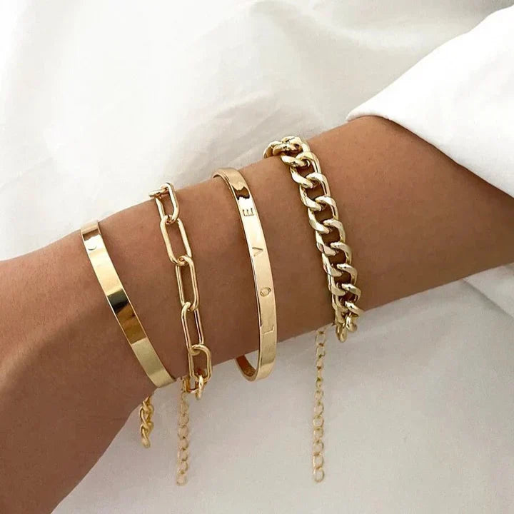 Set Bracciali Élan Mercer in Weißgold